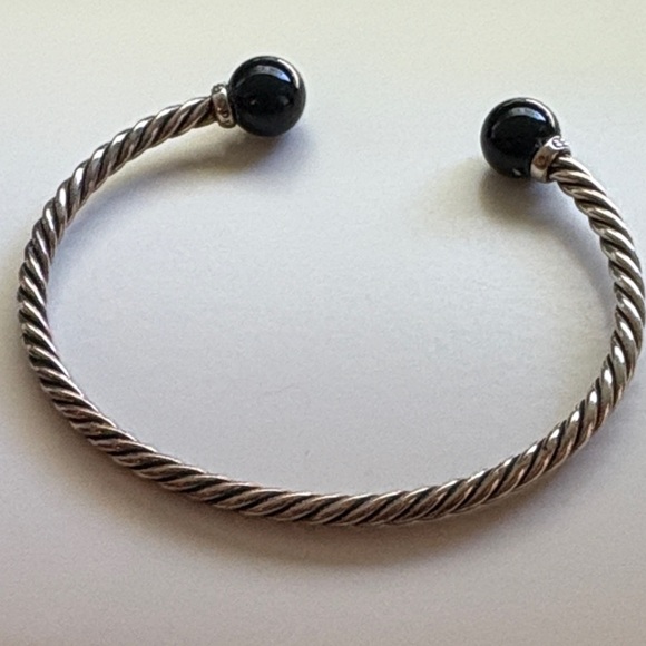 David Yurman Solari Bracelet with Diamonds and Black Onyx size medium - Picture 3 of 15